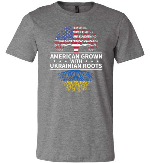 American Grown With Ukrainian Roots Canvas