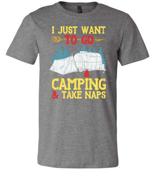 Camping and Naps Canvas