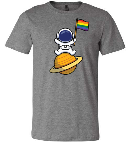 Astronaut LGBT Flag Canvas