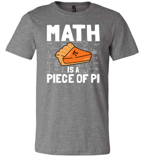 Math is a piece of pi Canvas