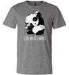 Panda Do What I Want Canvas