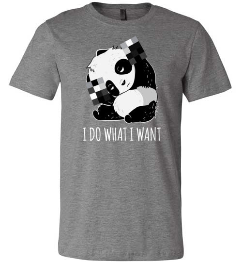 Panda Do What I Want Canvas