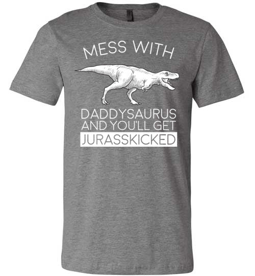 Daddysaurus Jurasskicked Canvas