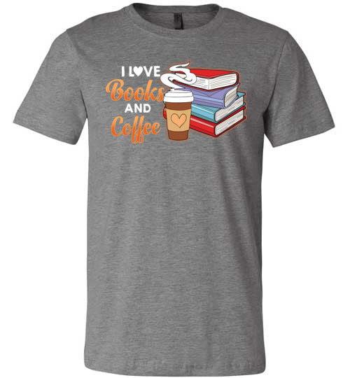 I Love Books And Coffee Canvas