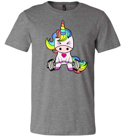 Unicorn Weightlifting Gym Canvas