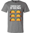Check Out Six Pack Taco Canvas