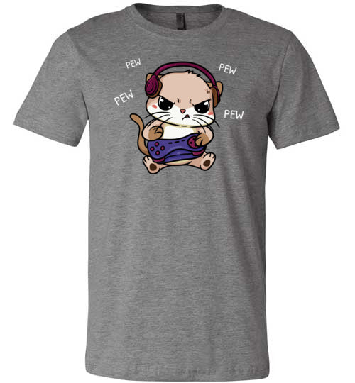 Gaming Kitty Cat Canvas