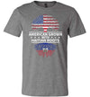 American Grown With Haitian Roots Canvas