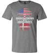 American Grown With Danish Roots Canvas