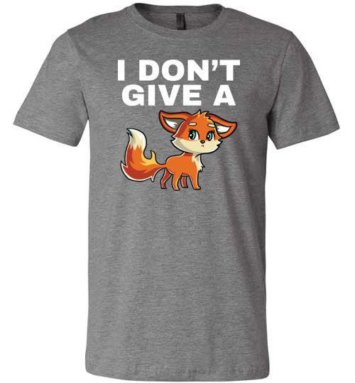 I Dont Give A Fox Canvas
