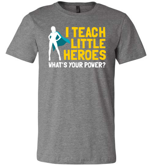 Teach Little Heroes Canvas