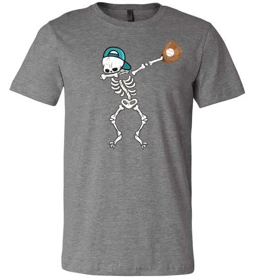 Baseball Dabbing Skeleton Canvas