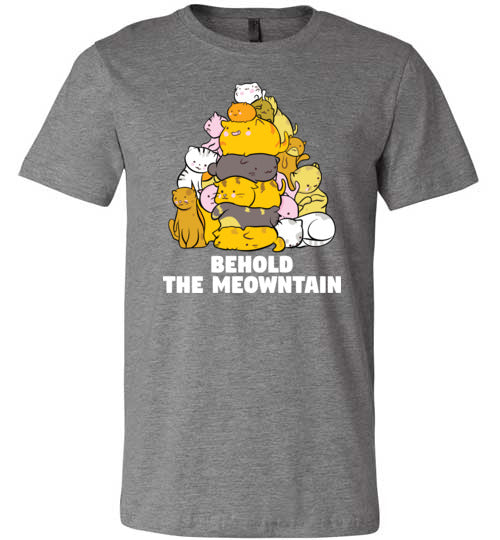 Behold The Meowntain Canvas