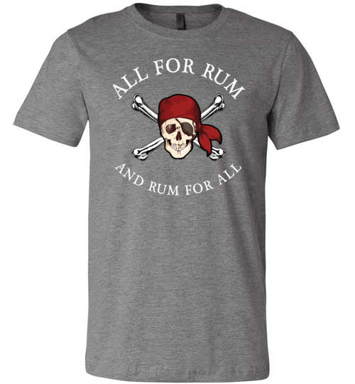 Pirate All For Rum Canvas