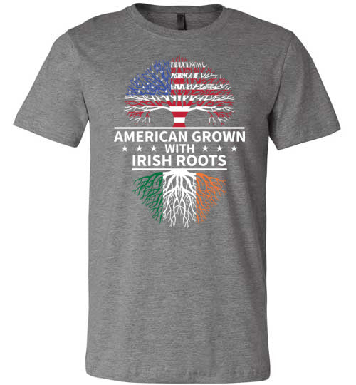 American Grown With Irish Roots Canvas