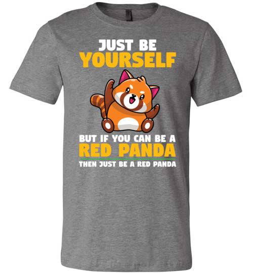 Just Be Yourself Red Panda Canvas