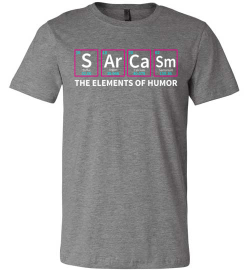 Sarcasm Periodic Table Chemistry Canvas