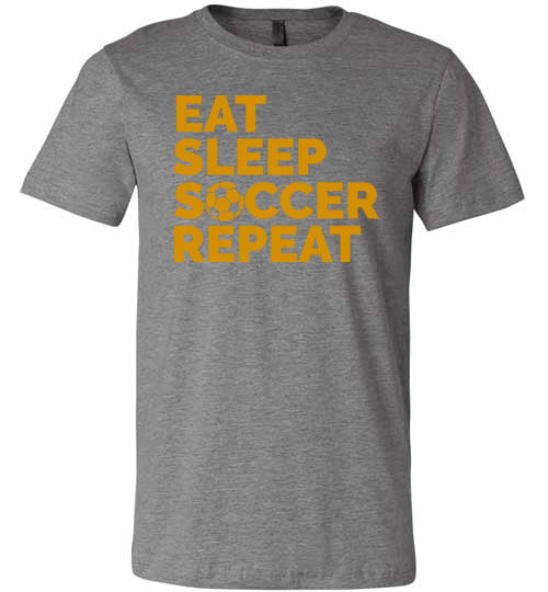 Eat Sleep Soccer Repeat Canvas