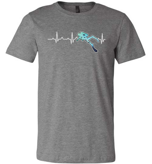 Scuba Heartbeat Canvas
