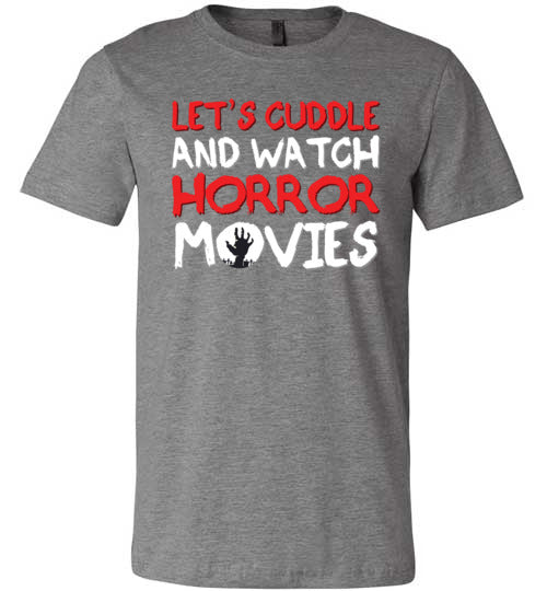 Cuddle and Watch Horror Movies Canvas