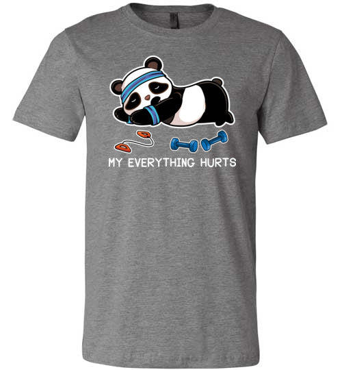 Panda My Everything Hurts Canvas