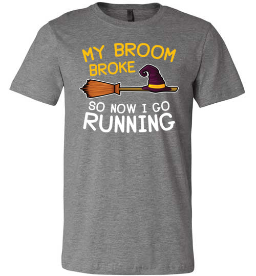 Broom Broke Running Canvas