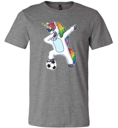 Soccer Dabbing Unicorn Canvas