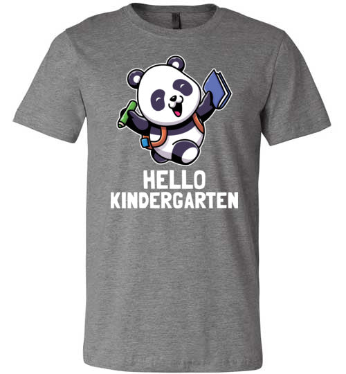 Panda Hello Kindergarten Canvas