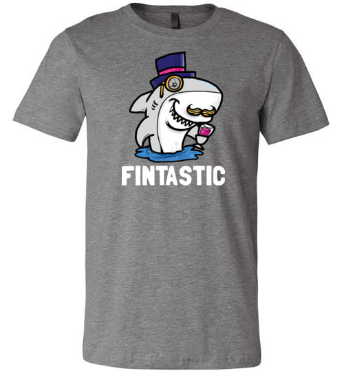 Fintastic Fancy Shark Canvas