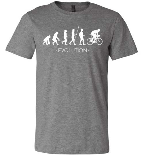 Cycling Cyclist Evolution Canvas