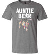 Auntie Bear Arrow Feathers Canvas