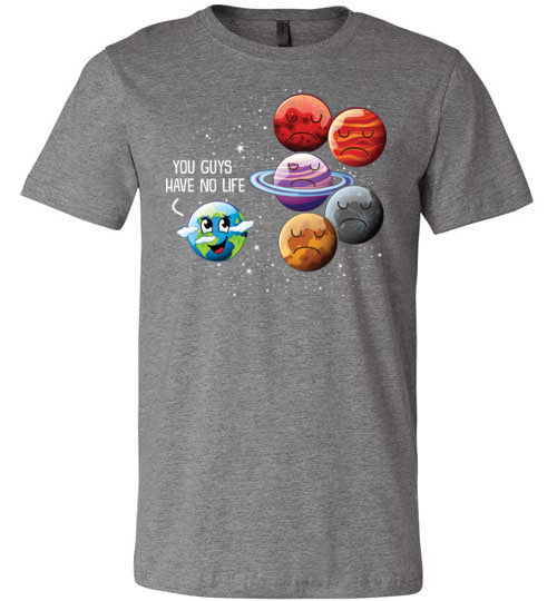 Planets No Life Canvas