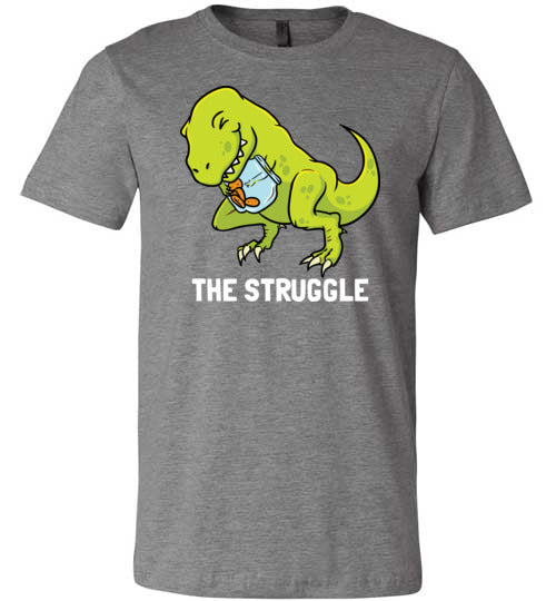 T-Rex Cookies Struggle Short Arm Canvas