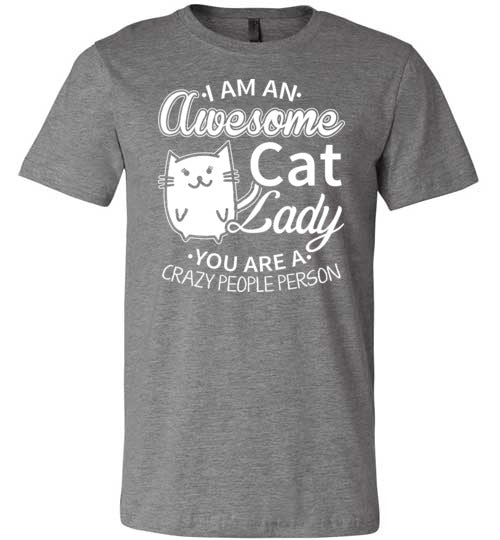 Awesome Cat Lady Canvas