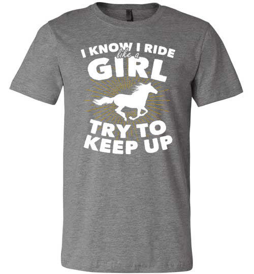 Horse Ride Like A Girl Canvas