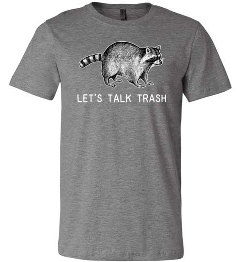 Raccoon Talk Trash Canvas