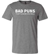 Bad Puns Eye Roll Canvas
