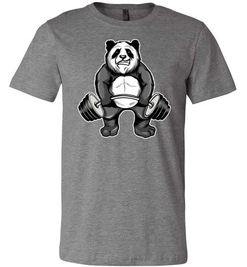 Strong Panda Weightlifting Gym Canvas