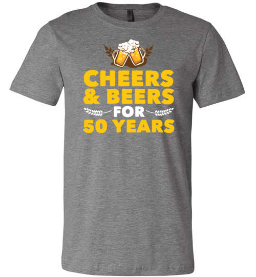 Cheers Beers 50 Years Canvas