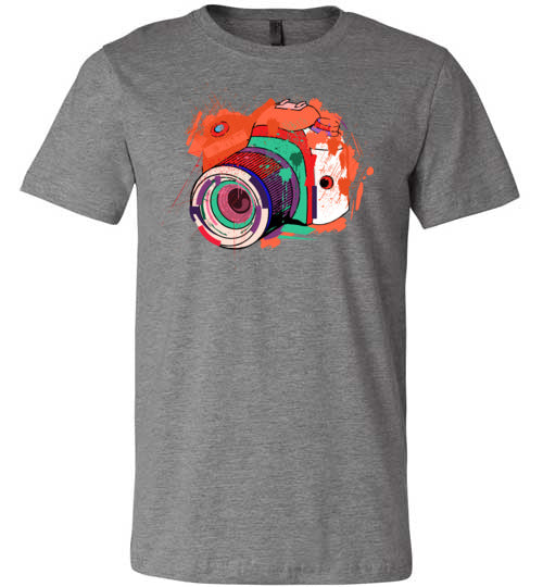 Watercolor Photographer Camera Canvas