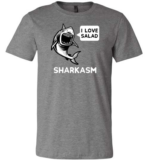 Sharkasm Love Salad Canvas