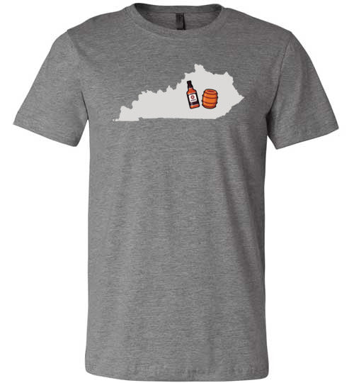 Kentucky Bourbon State Canvas
