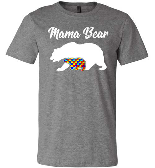 Autism Mama Bear Canvas