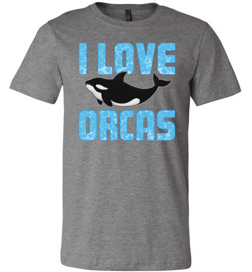I Love Orcas Canvas
