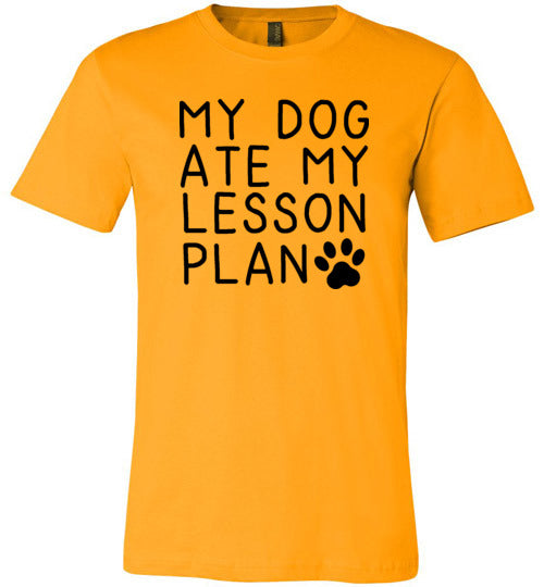 My Dog Ate My Lesson Plan Canvas