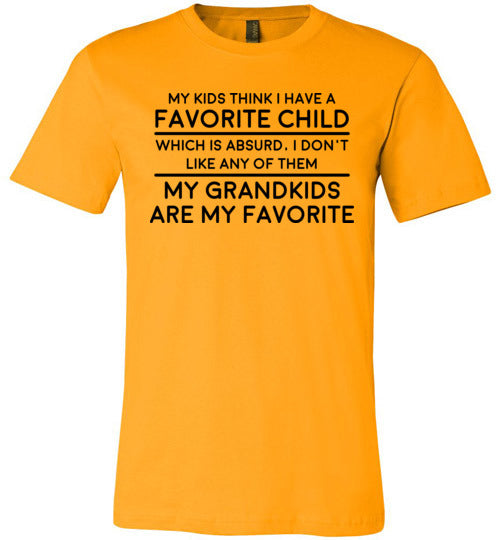 Favorite Child Grandkids Canvas