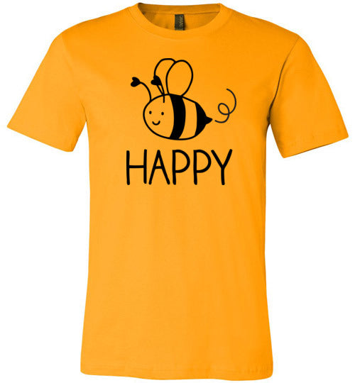 Bee Happy Light Shirts Canvas