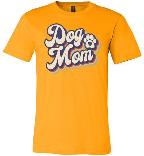 Retro Dog Mom Canvas