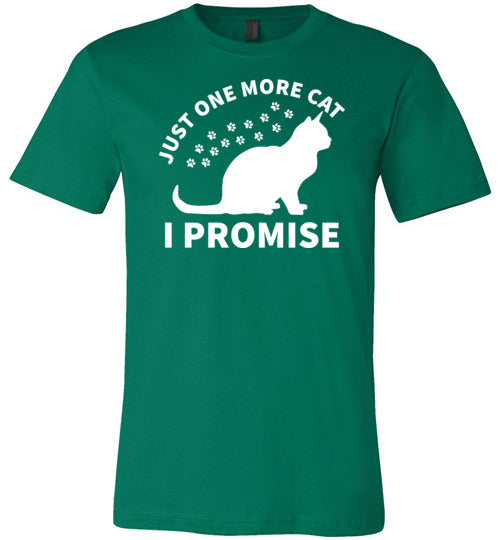 Just One More Cat I Promise Canvas