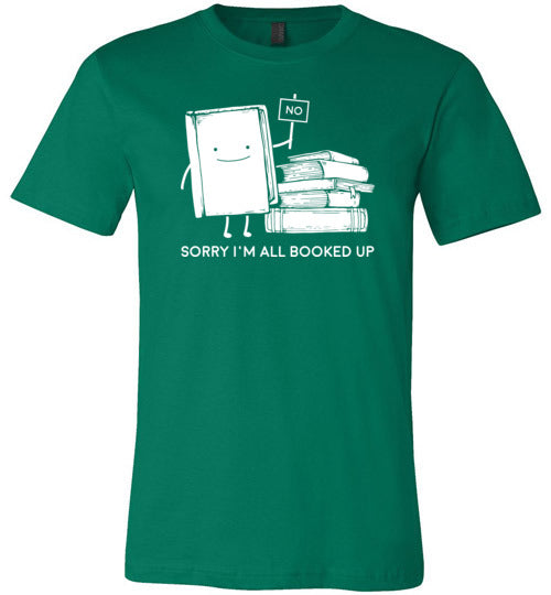 Sorry Booked Up Reading Canvas